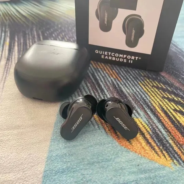 Bose QuietComfort Earbuds II Black Glossy Finish Modular Ear Tips TWS Earbuds 3