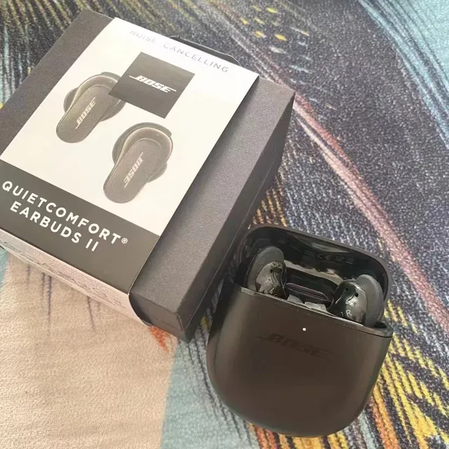 Bose QuietComfort Earbuds II Black Glossy Finish Modular Ear Tips TWS Earbuds 4