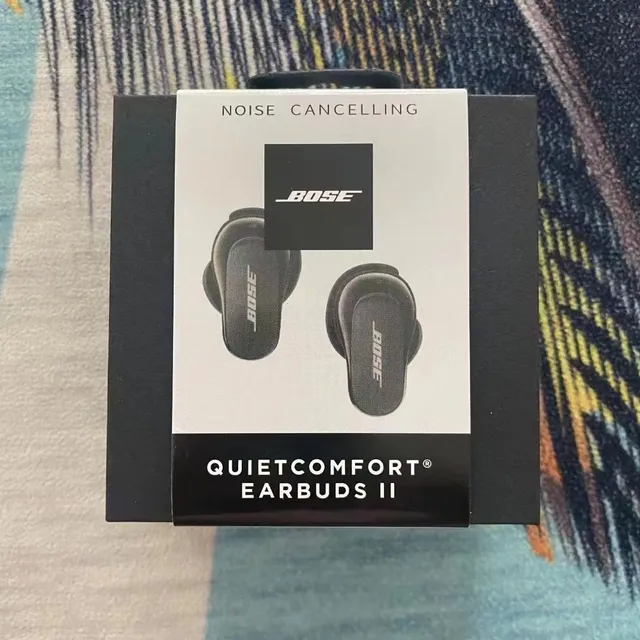 Bose QuietComfort Earbuds II Black Glossy Finish Modular Ear Tips TWS Earbuds 9