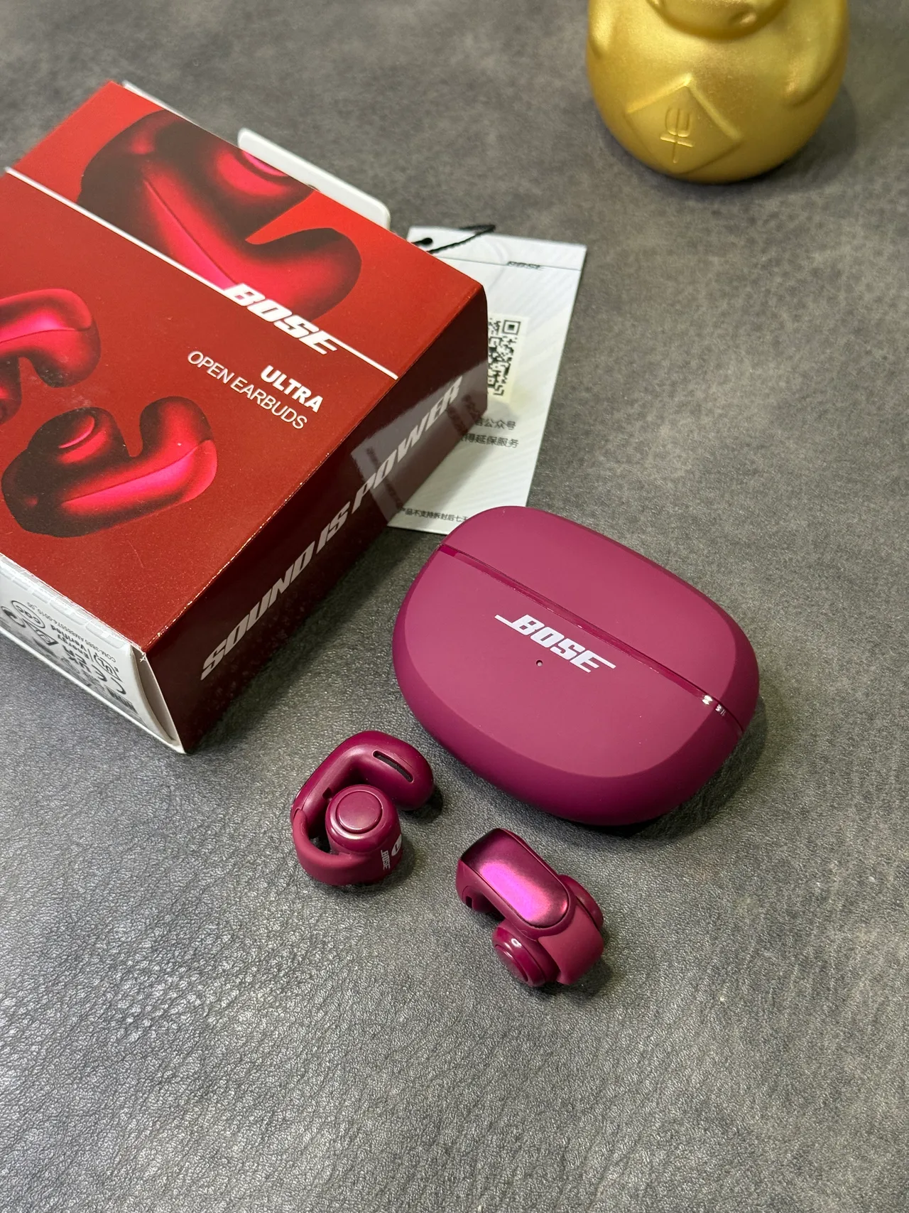 Bose Ultra Open Earbuds Magenta Metallic TWS Earbuds 3