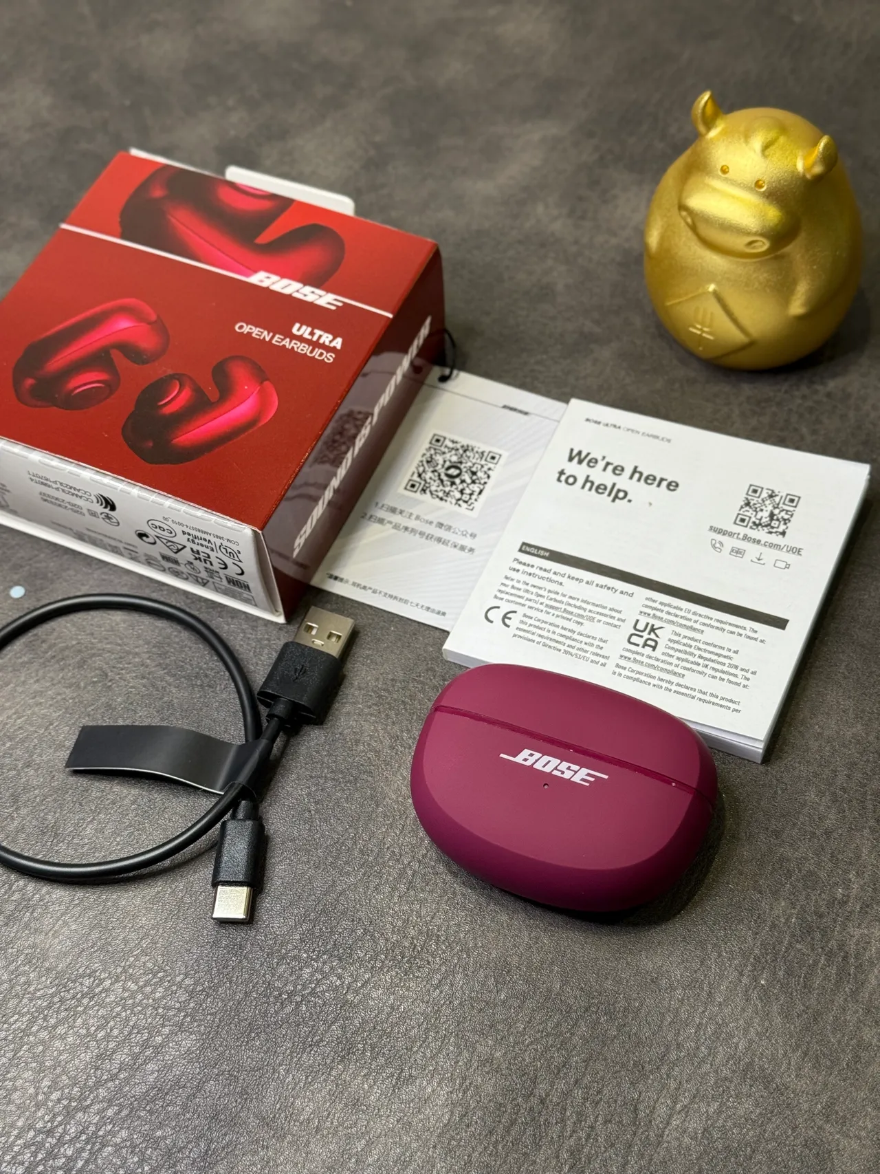 Bose Ultra Open Earbuds Magenta Metallic TWS Earbuds 5