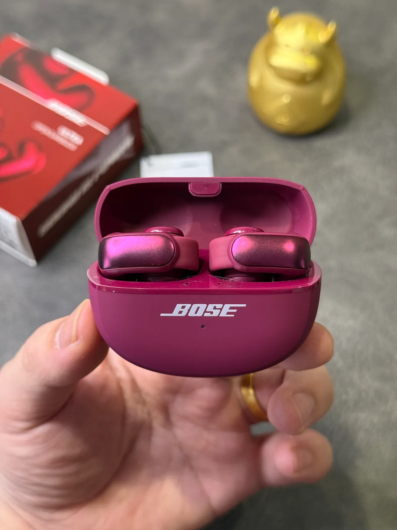 Bose Ultra Open Earbuds Magenta Metallic TWS Earbuds 9