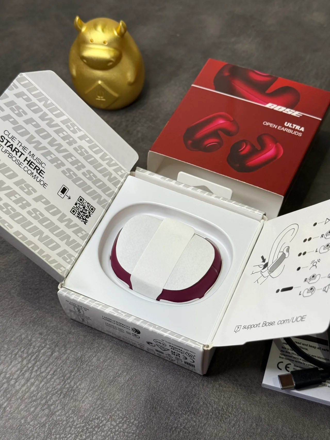 Bose Ultra Open Earbuds Magenta Metallic TWS Earbuds 12