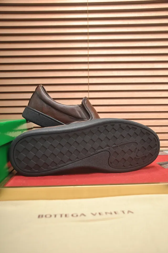 Bottega Veneta Andiamo Brown Leather Slip-On Loafers 3