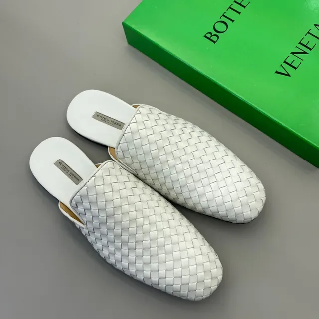 Bottega Veneta Andiamo White Intrecciato Woven Loafers 2