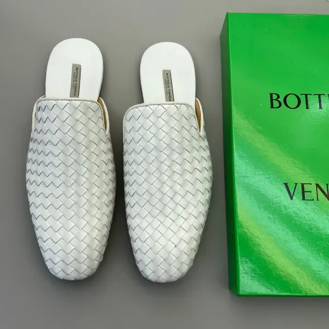 Bottega Veneta Andiamo White Intrecciato Woven Loafers 4