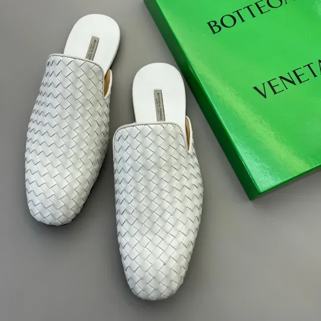 Bottega Veneta Andiamo White Intrecciato Woven Loafers 6