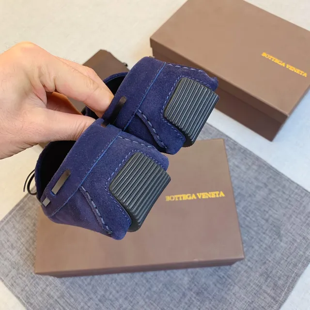 Bottega Veneta Andiamo Mocassins en daim tissé 5