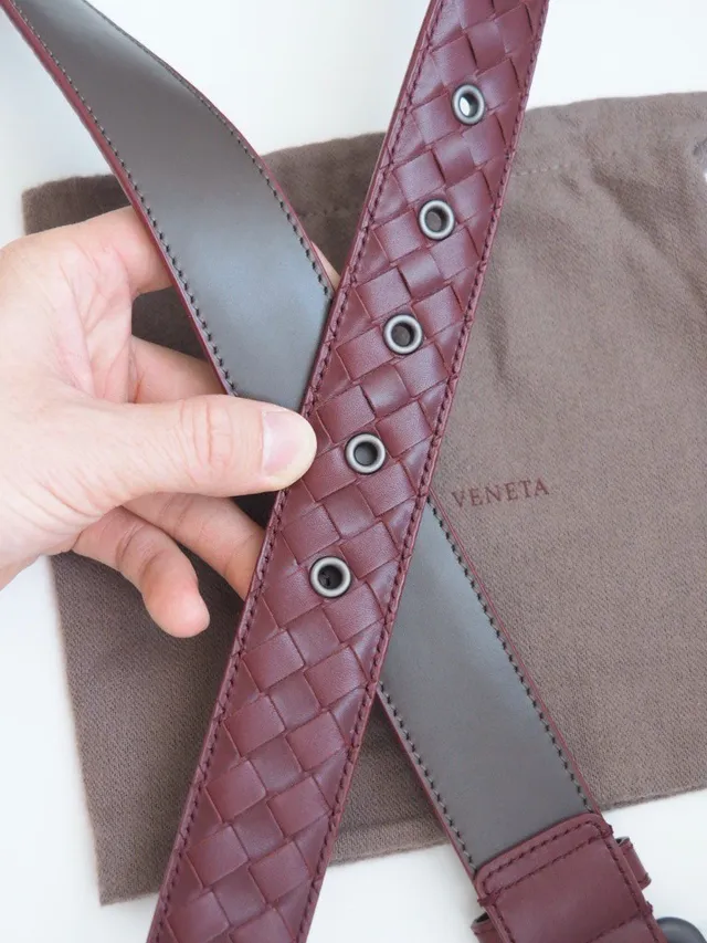 Bottega Veneta Cassette Intrecciato Ceinture en cuir 2