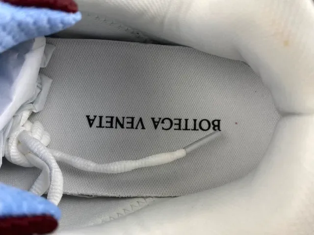 Bottega Veneta Mesh and Metallic Overlay Sneaker 7