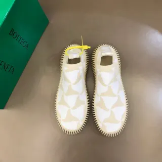 博特加·维内塔 Speed Trainer 米白米色 Intrecciato Knit 生活方式运动鞋