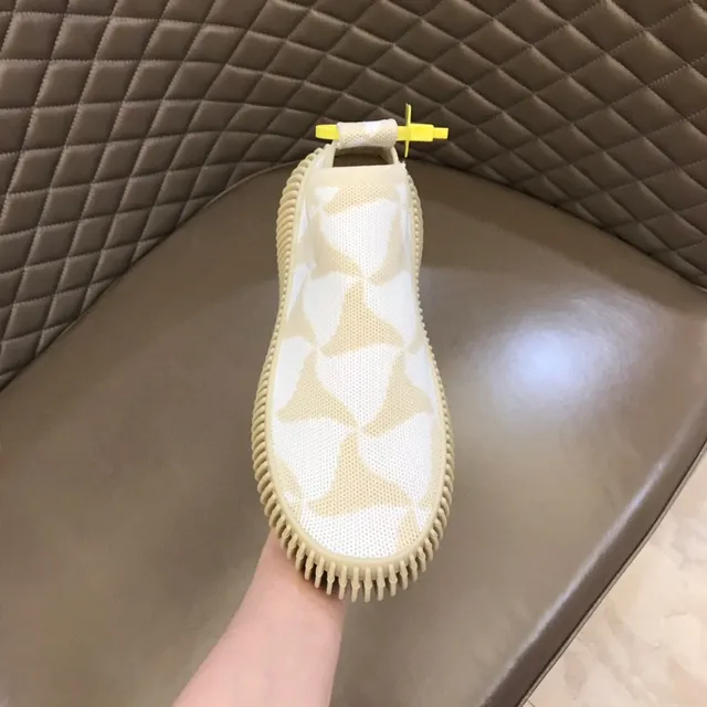 Bottega Veneta Speed Trainer Off-White Beige Intrecciato Knit Tênis Lifestyle 4