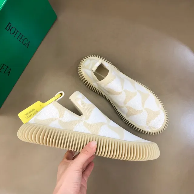 Bottega Veneta Speed Trainer Off-White Beige Intrecciato Knit Tênis Lifestyle 7