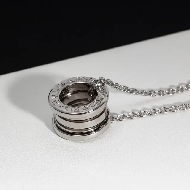 Bvlgari B.zero1 Multi-Ring Cylindrical Pendant Necklace 3