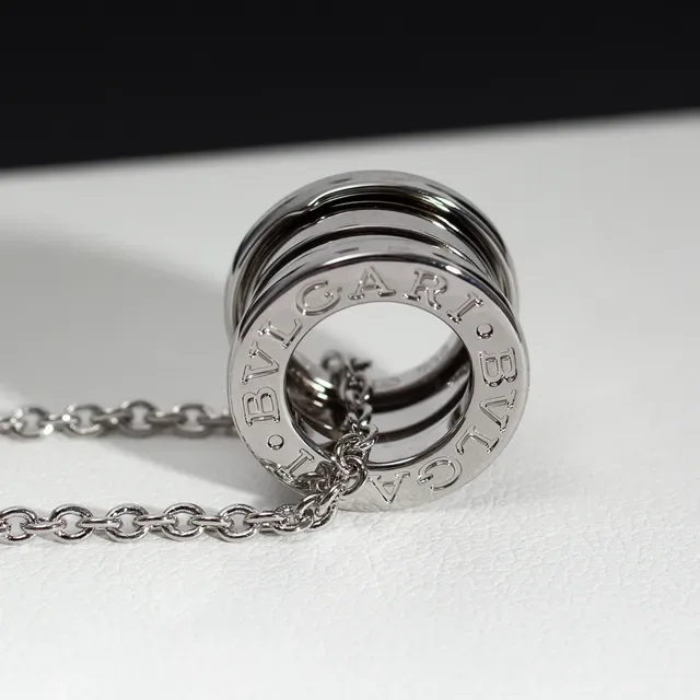 Bvlgari B.zero1 Multi-Ring Cylindrical Pendant Necklace 5