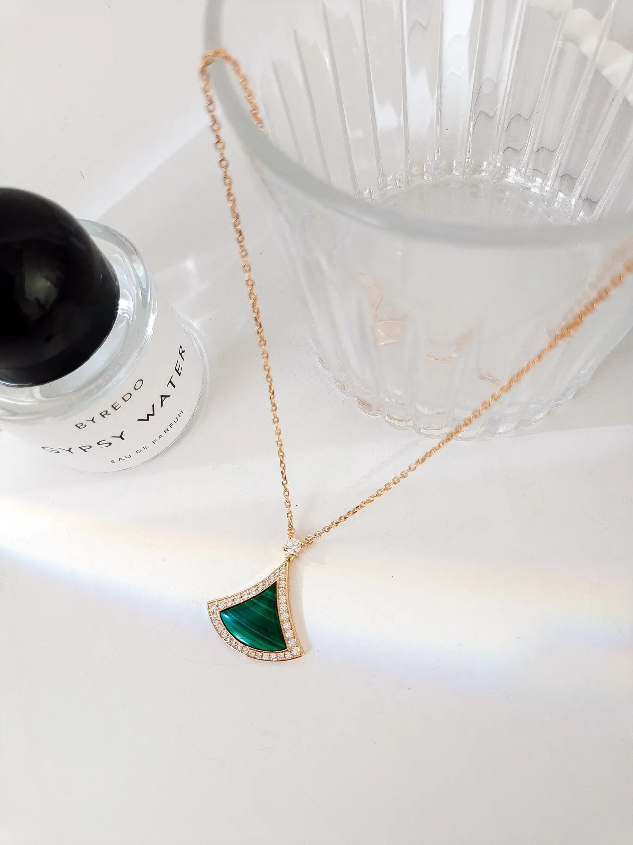 Bvlgari Sueño de las Divas Malacita y Madreperla Collar con Colgante 2