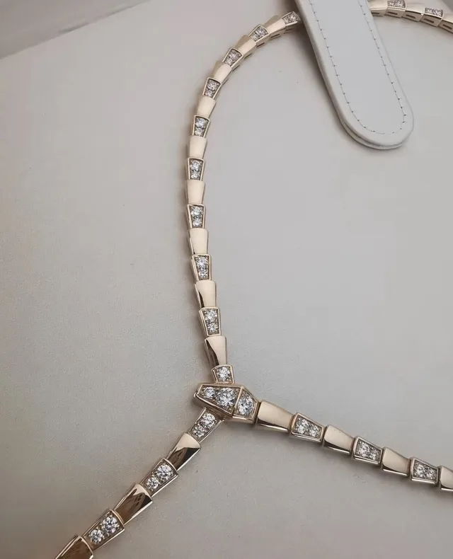 Bvlgari Serpenti Viper Pavé Diamond Collier Articulé 6