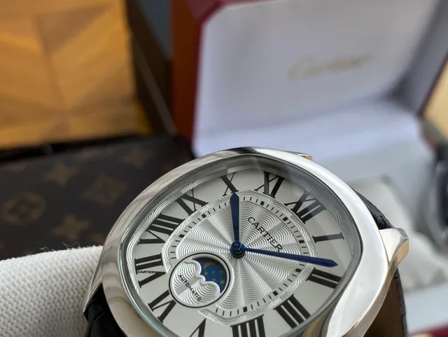 Cartier Drive de Cartier ساعة ميكانيكية مرحلة القمر 5