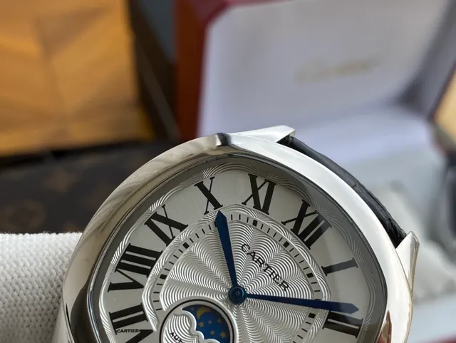 Cartier Drive de Cartier ساعة ميكانيكية مرحلة القمر 6