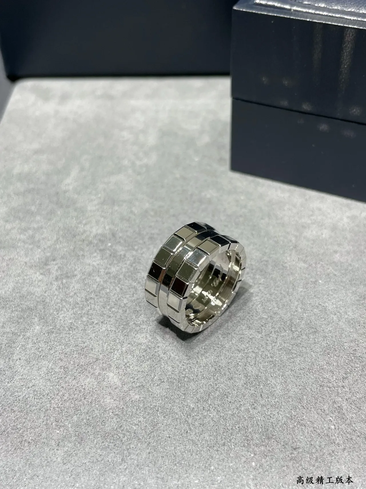 Cartier Juste un Clou Gold Black Architectural Multi-Row Ring 5
