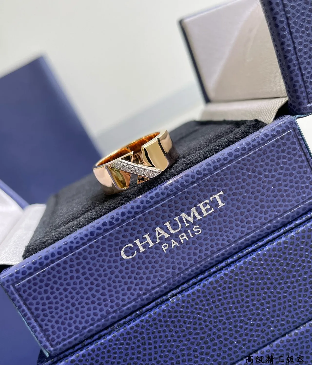 Cartier Juste un Clou X خاتم هندسي بالذهب الوردي Pavé الماس 3