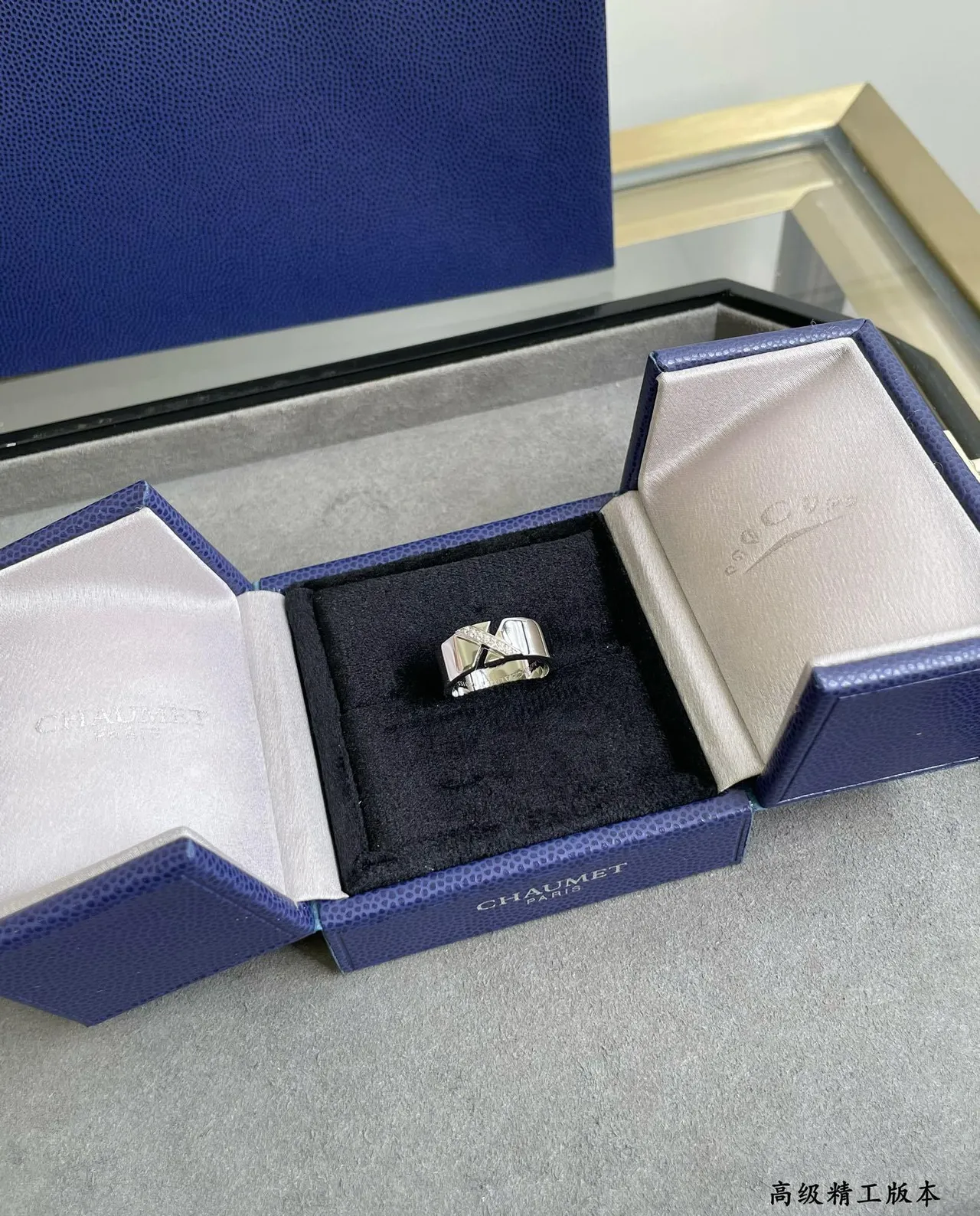 Cartier Juste un Clou X خاتم هندسي بالذهب الوردي Pavé الماس 7