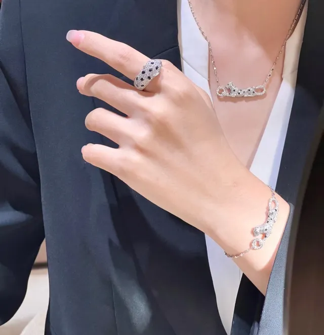 Cartier Panthère diamants et émeraudes panthère collier 8