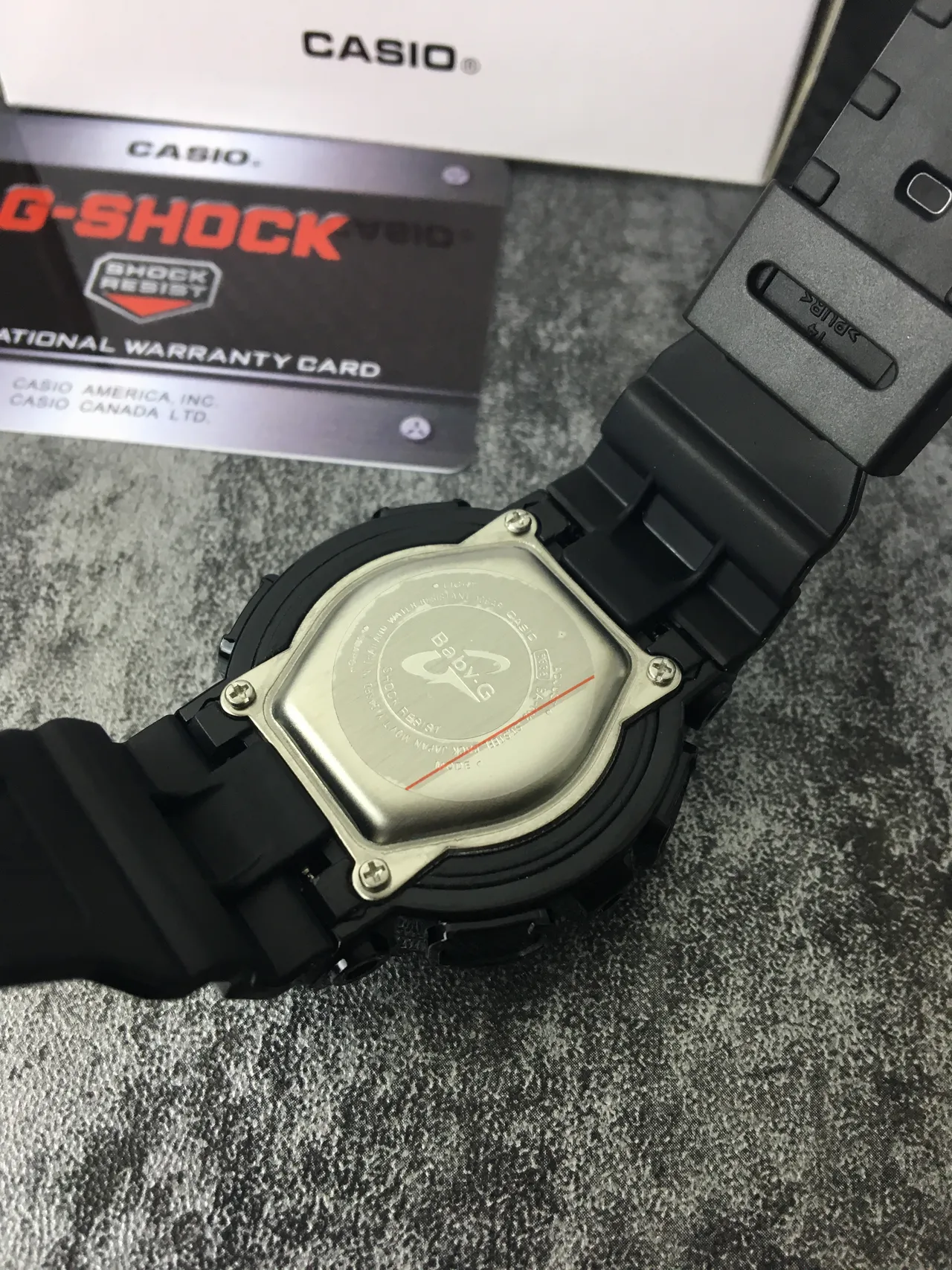 Casio Baby-G GA-110 Black and Gold Sports Watch 3