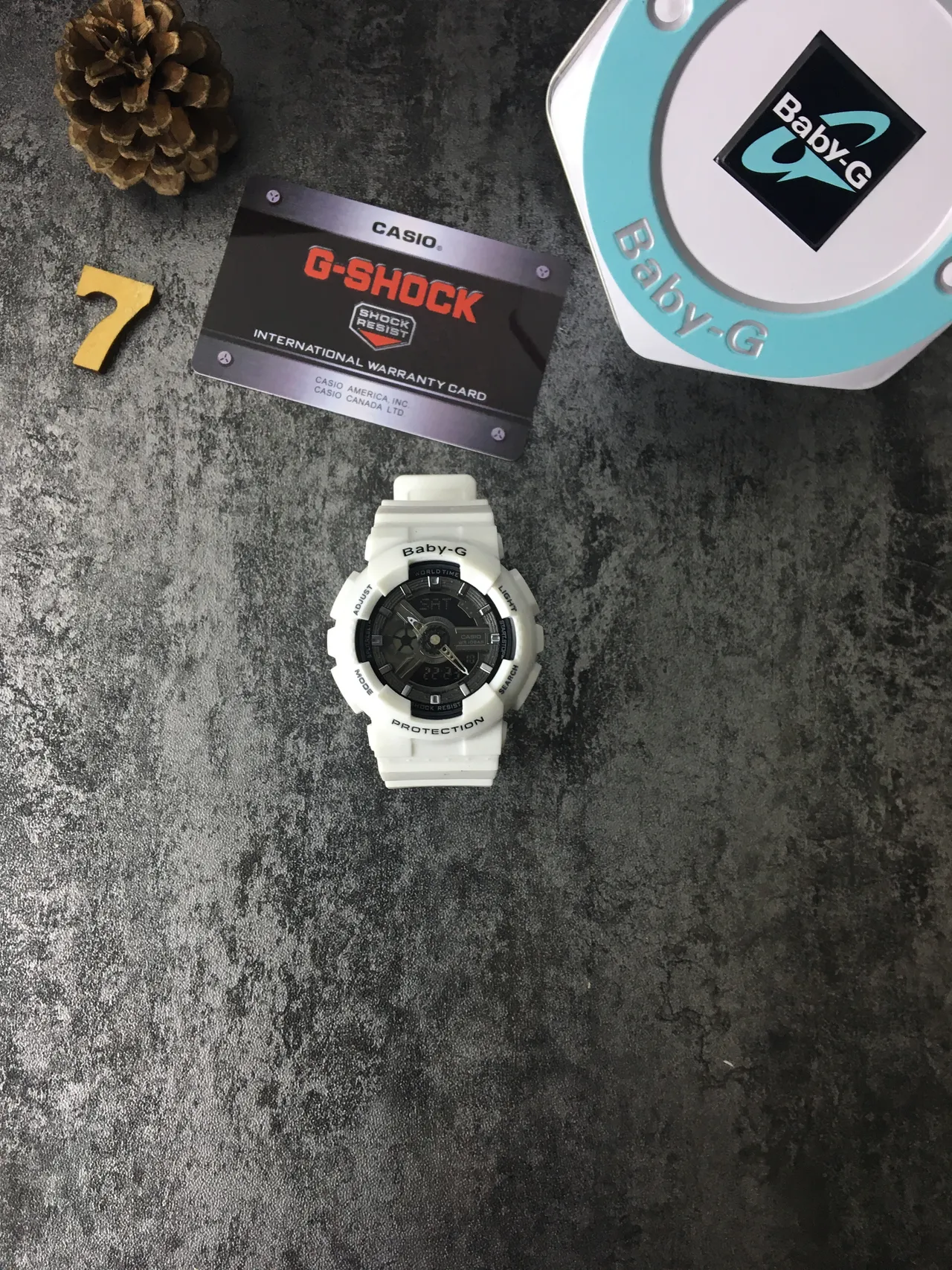 Casio Baby-G GA-110 ساعة رياضية أبيض مرن تناظرية-رقمية 2