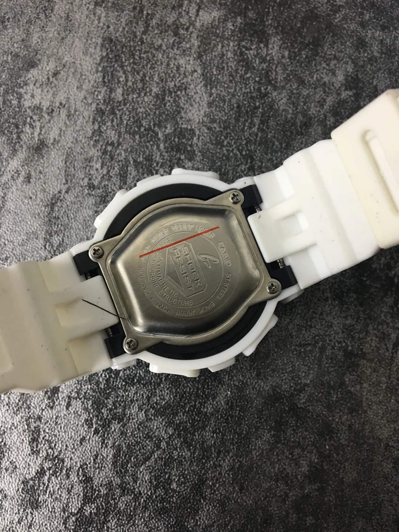 Casio Baby-G GA-110 ساعة رياضية أبيض مرن تناظرية-رقمية 3