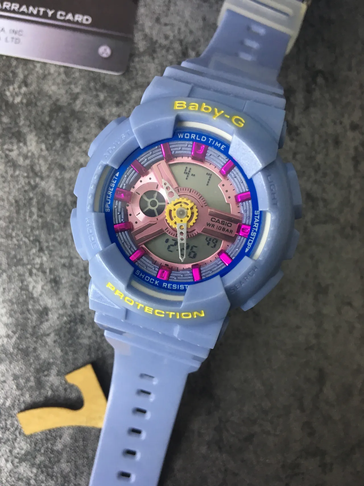 Casio Baby-G Relógio Esportivo Multicolor de Resina 4