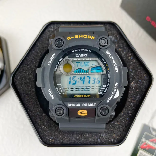 Casio G-Shock DW-5600 Black Yellow Rugged Square Case Four-Screw Bezel Watch 3