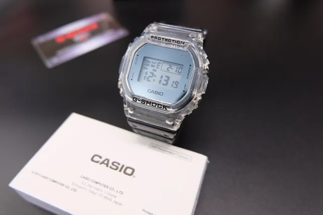 Casio G-Shock DW-5600 Transparent Resin Quartz Watch 2
