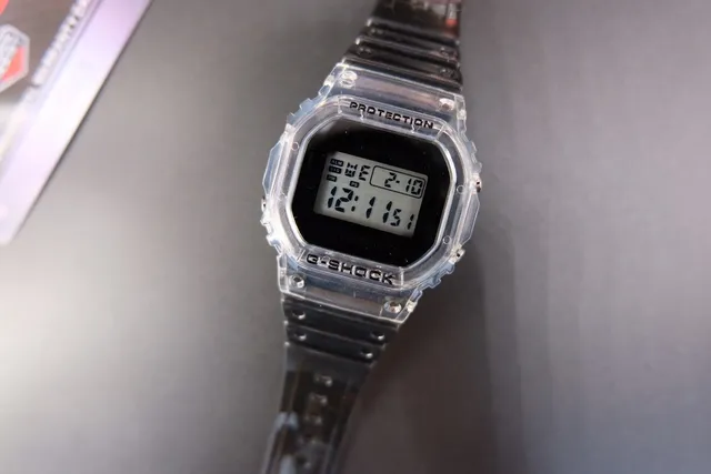 Casio G-Shock DW-5600 Transparent Resin Quartz Watch 6