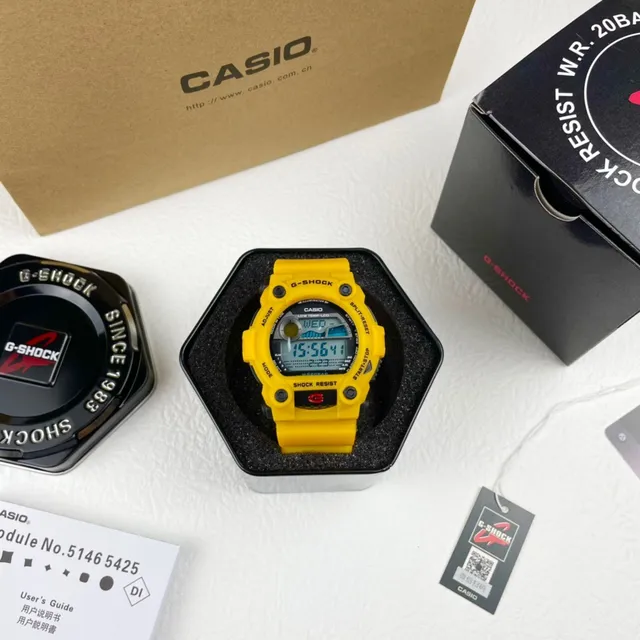 Casio G-Shock DW-5600 Jaune Résistant aux chocs Montre de sport 2