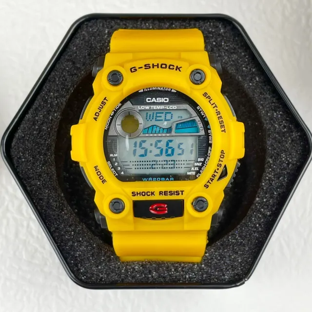 Casio G-Shock DW-5600 Jaune Résistant aux chocs Montre de sport 3