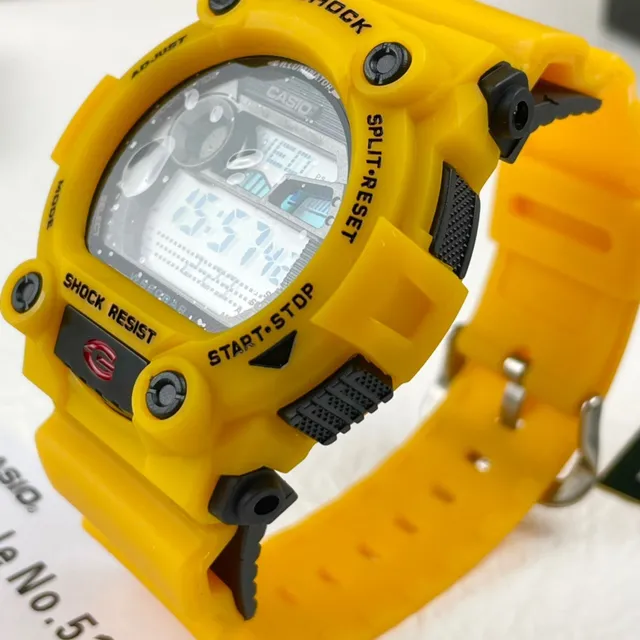Casio G-Shock DW-5600 Jaune Résistant aux chocs Montre de sport 4