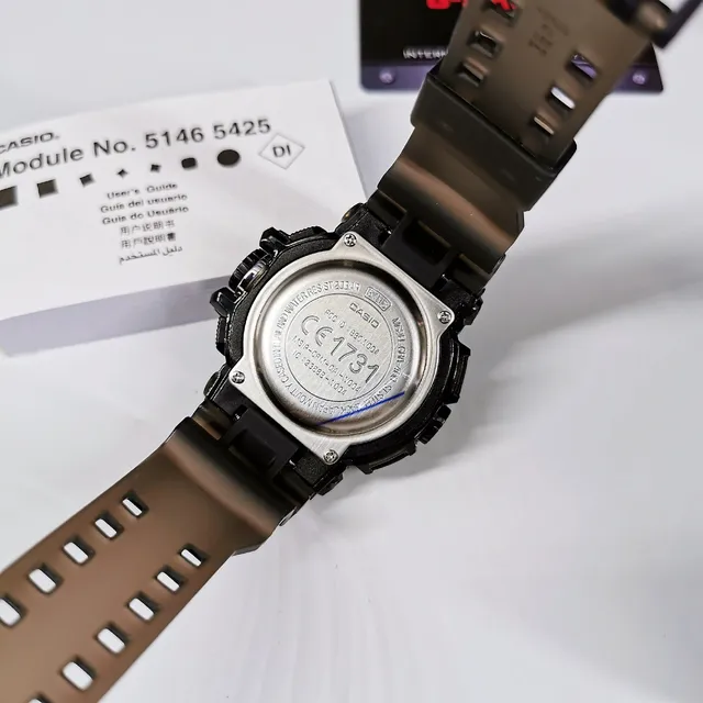 Casio G-Shock GA-100 Noir et Argent Rugged Montre Analogue-Digitale Sportive 3