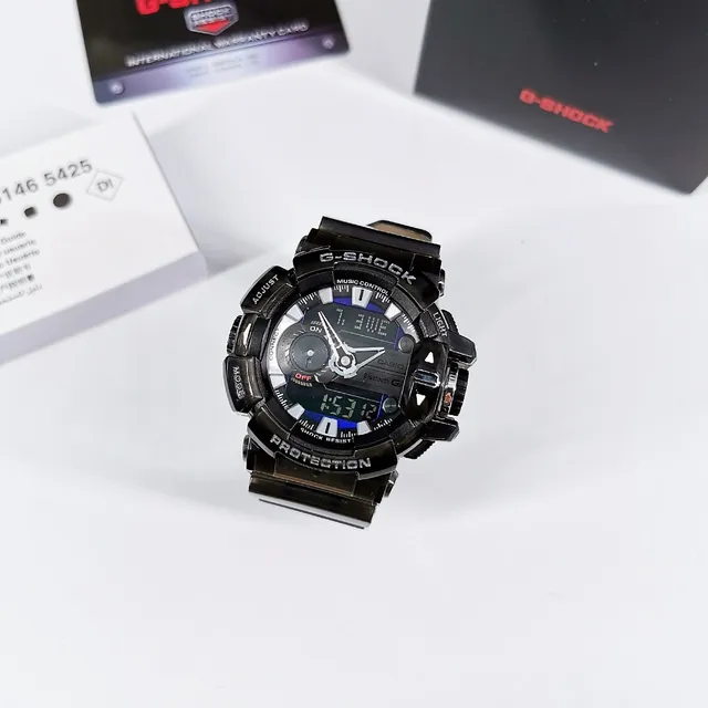 Casio G-Shock GA-100 Noir et Argent Rugged Montre Analogue-Digitale Sportive 8