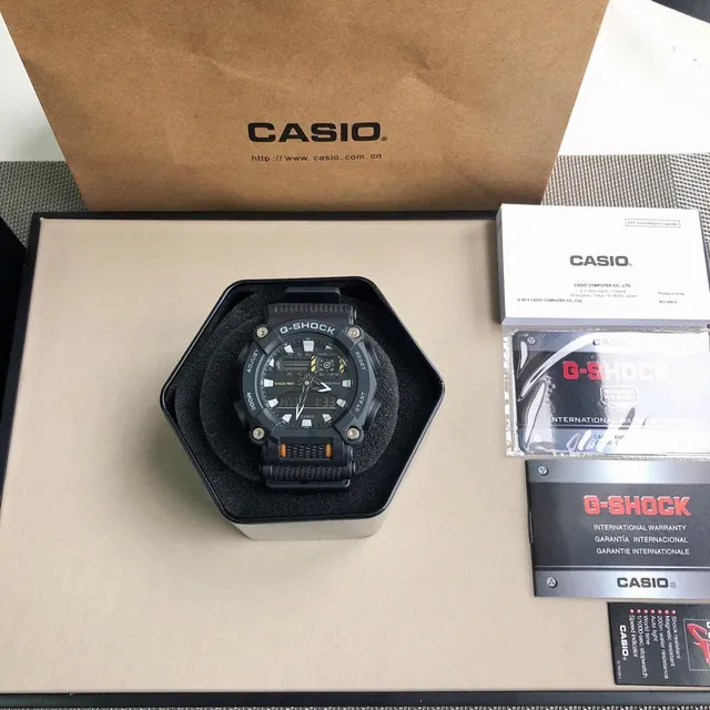Casio G-Shock GA-100 Preto Mate Relógio Esportivo 6