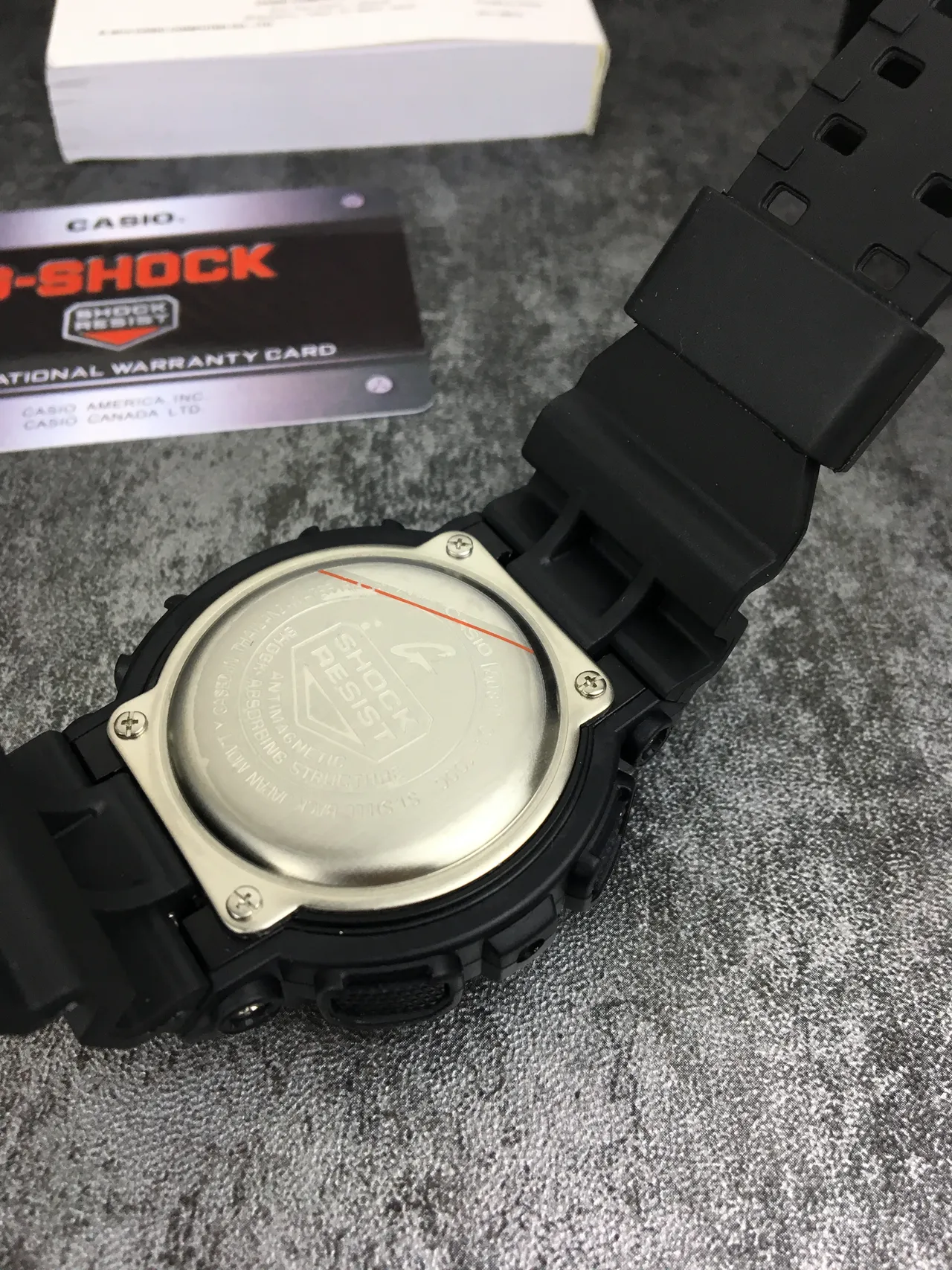 Casio G-Shock GA-100 Noir Rose Construction Résine Mate Mains Analogiques Bold Montre 3