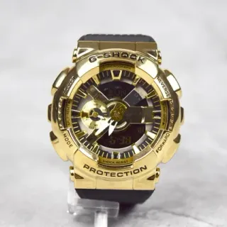 Casio G-Shock GA-110 Gold Tone and Black Sports Watch