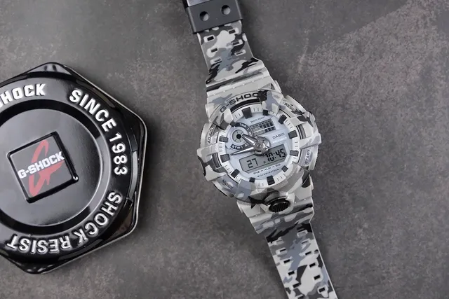 Casio G-Shock GA-2100 كامو فلاج ساعة رياضية 8