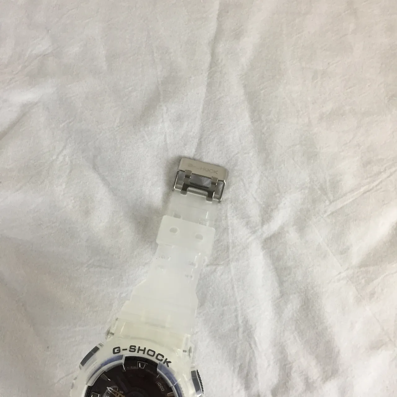 Casio G-Shock Transparent Resin Black Dial Sports Watch 4