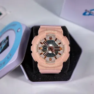 Casio Montre Analogique-Digitale avec Boitier en Resine Or Rose