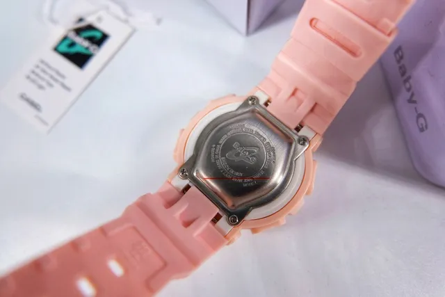 Casio Pink Gold Analog-Digital Resin Case Watch 3