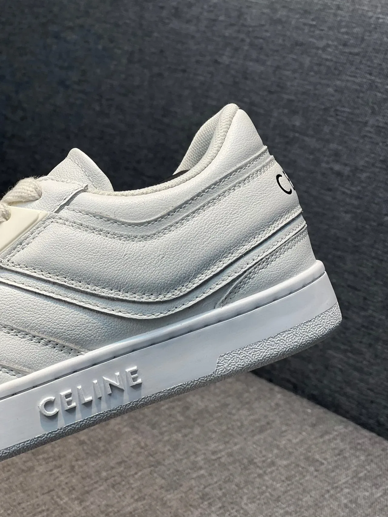 Celine CT-01 Sneakers lifestyle en cuir blanc 8