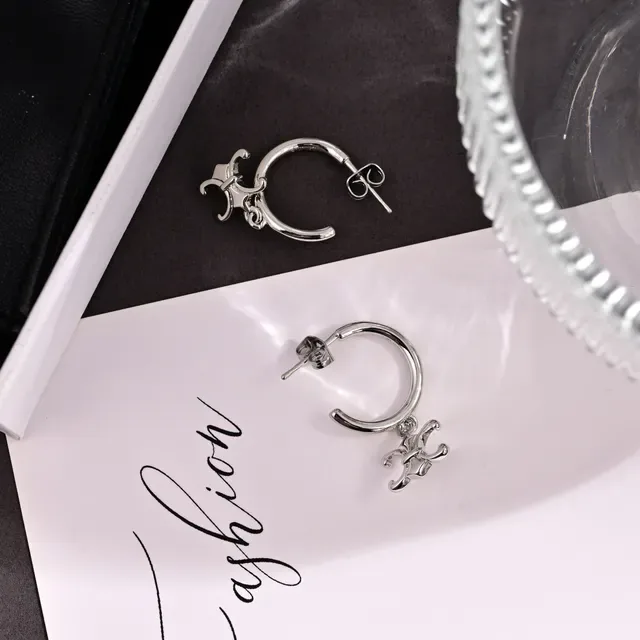 Celine Triomphe Fleur-de-Lis চাঁদি পেন্ডেন্ট নেকলেস 2