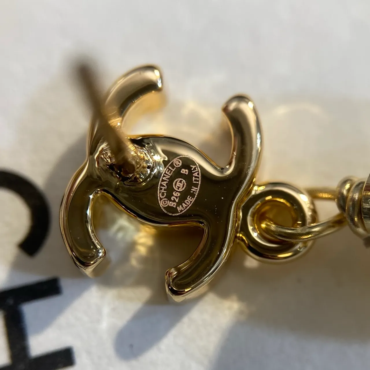 Chanel CC Pearl Drop Earrings 3