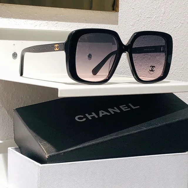Chanel Oversized Square Gradient Sunglasses 7